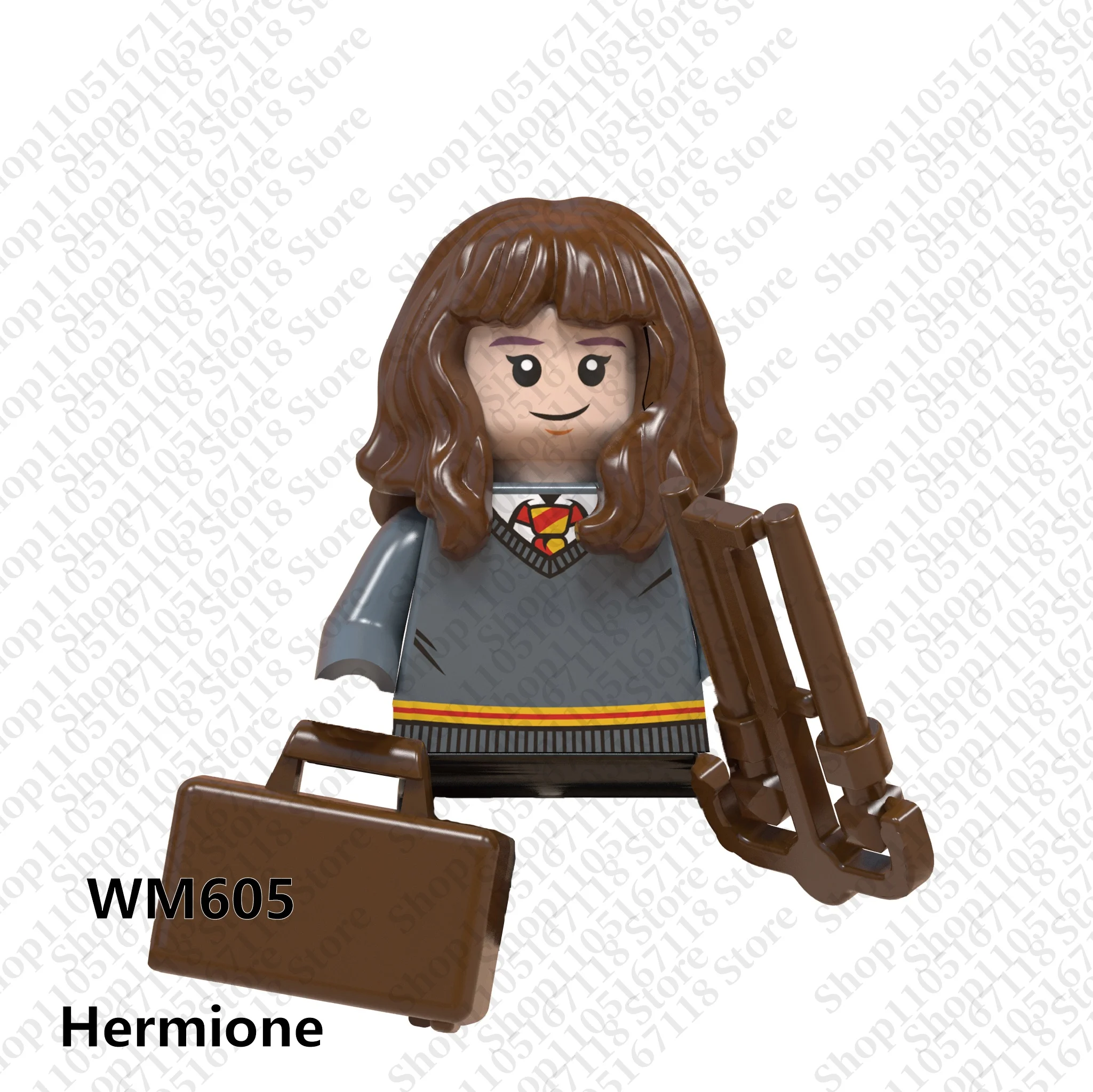 Harry Potter montagem infantil brinquedos de tijolo 3D filme de ficção científica Dobby Hermione bloco de construção presentes de festa de aniversário