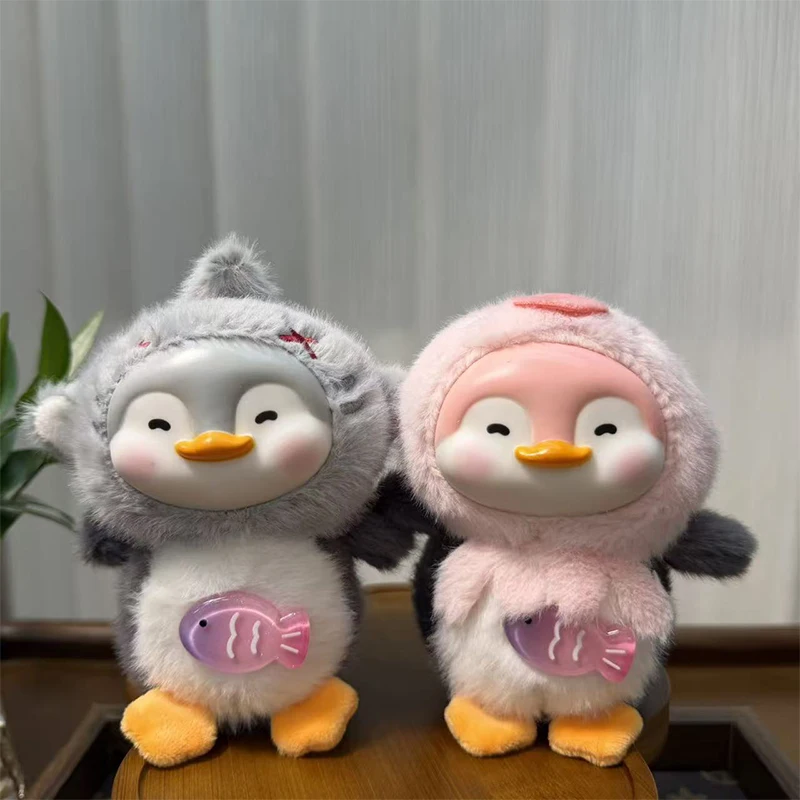 Porte-clés pendentif pingouin en peluche en vinyle, mignon et créatif, pour sac à dos, tentures, cadeaux de décoration