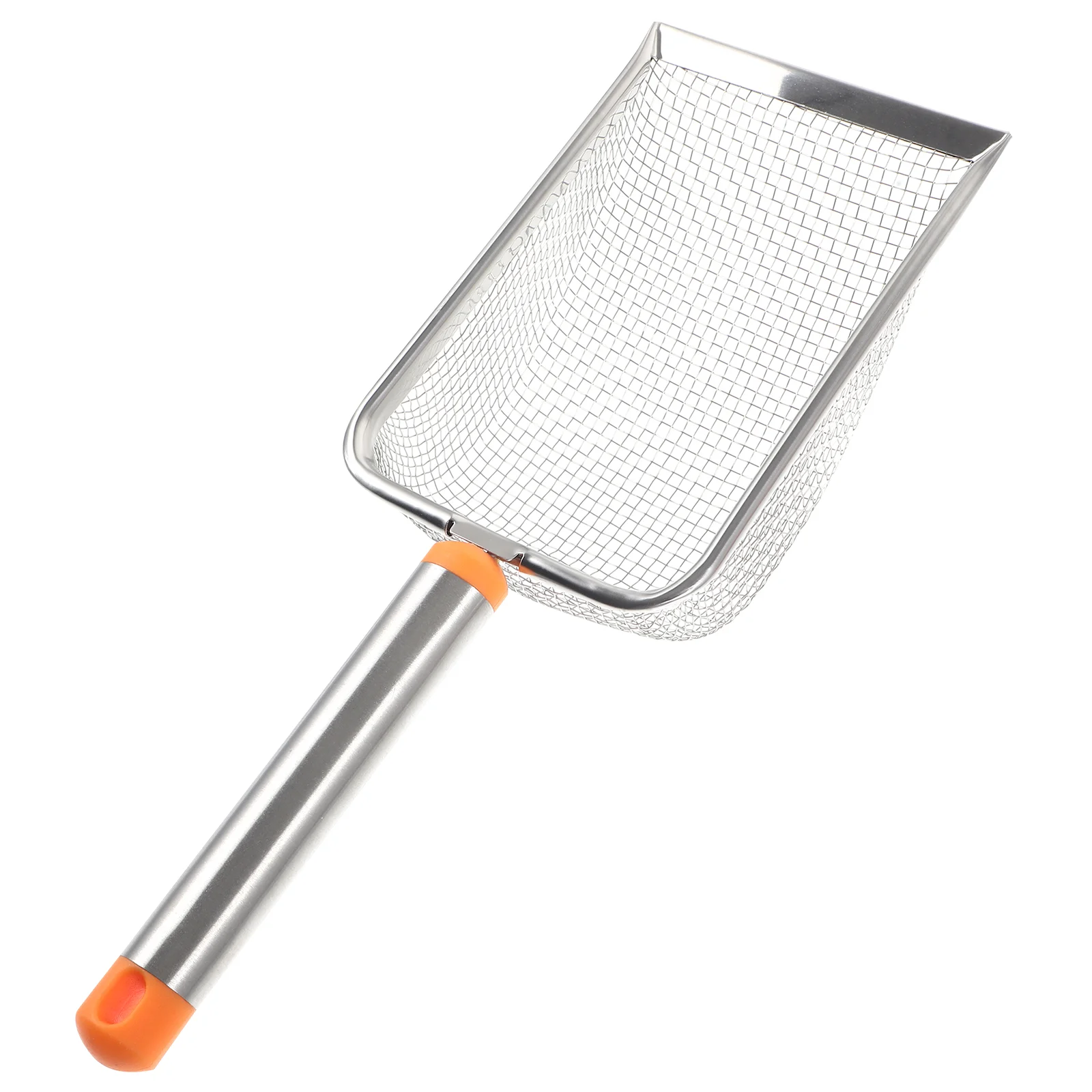 1 PCS Stainless Steel Cat Metal Sifter Easy to Scooper Supplies Climbing Pet Scoop Holder Cat Litter Sand for Litter