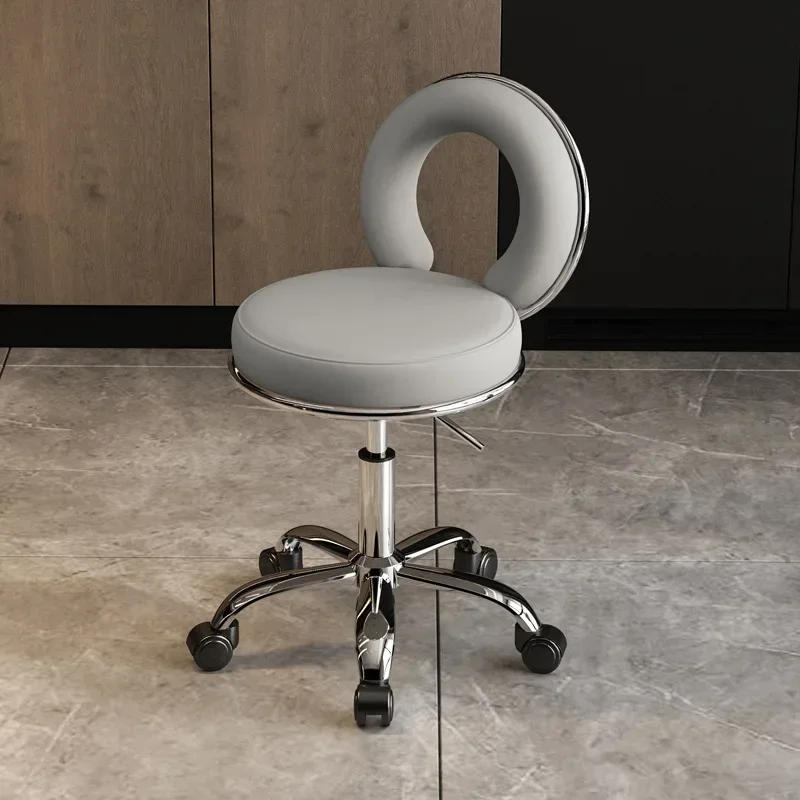 Big Work Stool Lifting Round Stool Beauty Stool Rotating Pulley Hair Stool Makeup Stool Hair Salon Household Goods