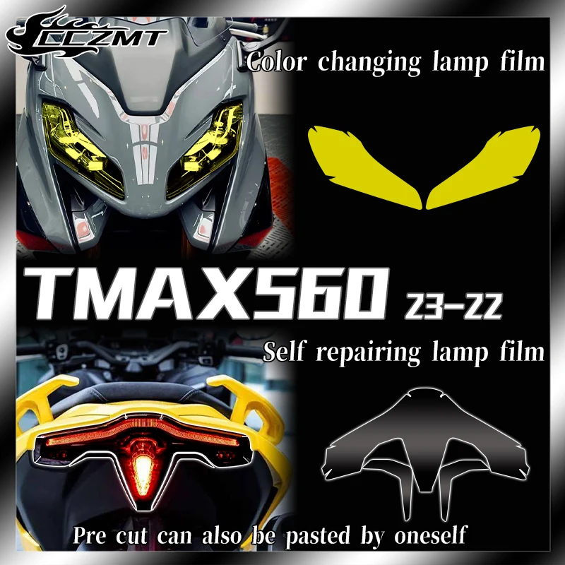 

For Yamaha TMAX560 2022 2023 headlight instrument film transparent protection film modification accessories