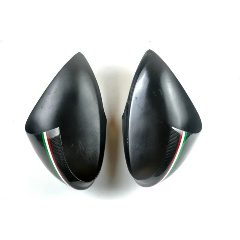 

Car Side Rearview Mirror Housing Cap Carbon Fiber Rearview Mirror Cover For Alfa Romeo Stelvio 2017 2018 2019 2020