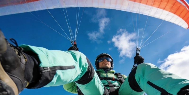 Ultralight Split-Leg Paragliding Training Harness Seat Bag Whisper Light Harness for Freestyle Flight