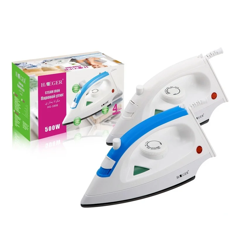 Household Handheld Steam Small Portable Iron Ironing Clothes Steamer Ironing Fast-Heat Wet Dry Ironing Machine 500W