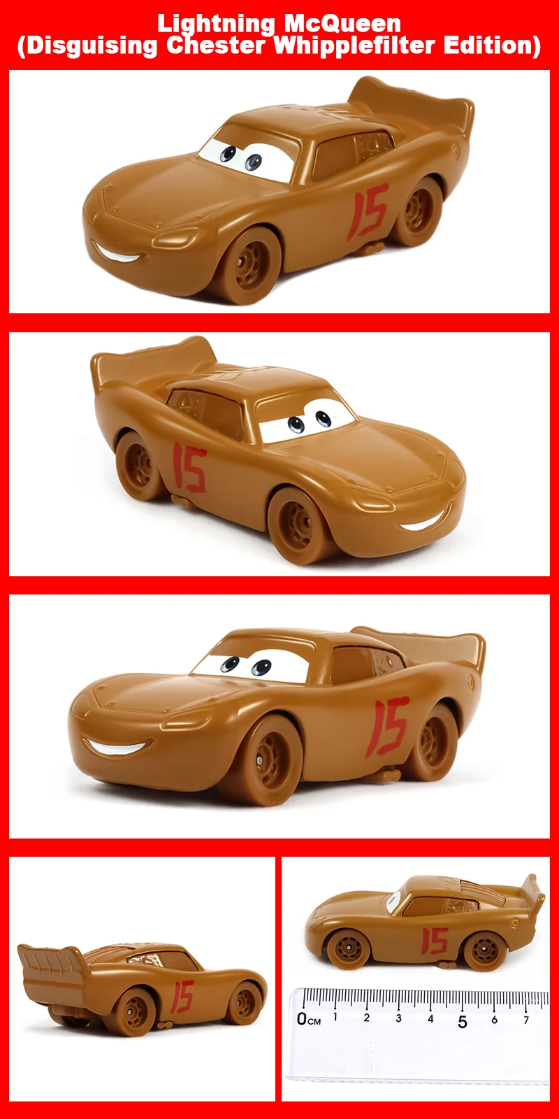 Pixar Cars Piston Cup Racer 43 Strip Weathers 1/55 Modell aus Metalldruckguss, Dinoco Car King Racing Toys, Kindergeschenke – Detail 25
