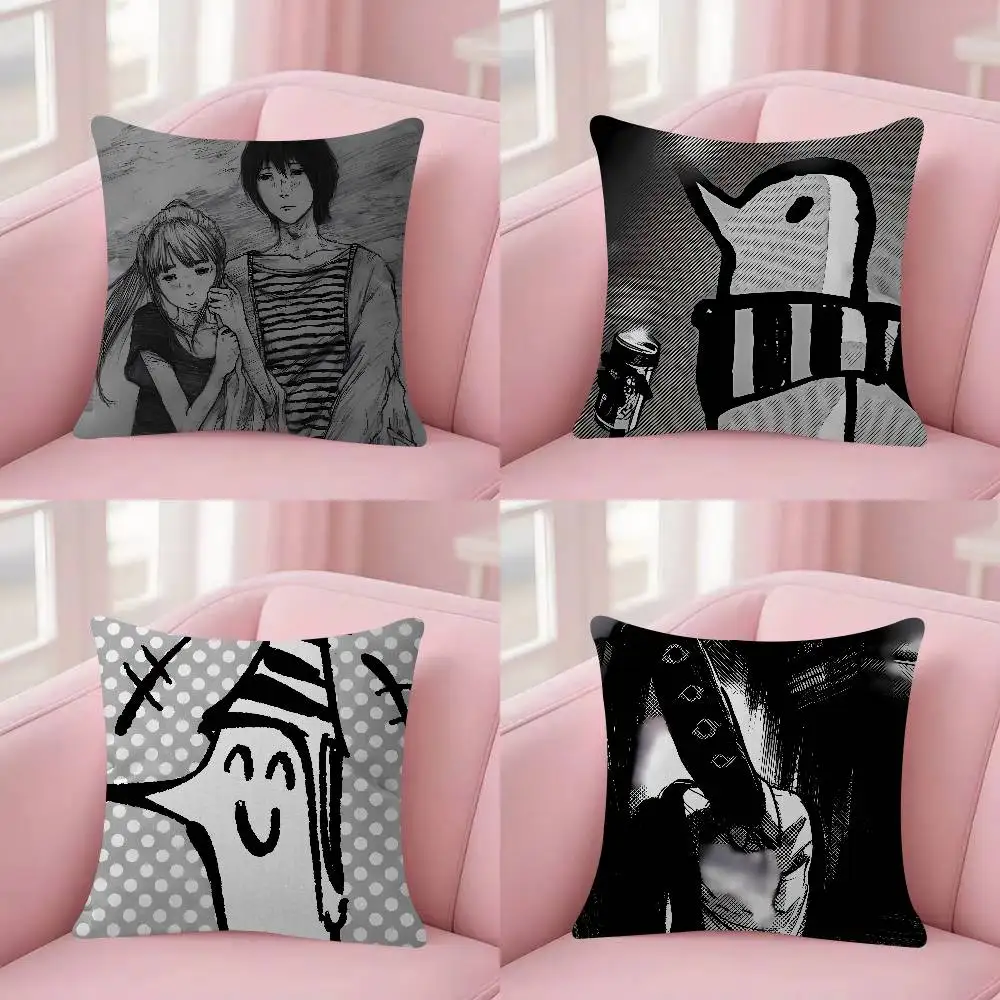 Comics G-Goodnight Punpun Pillow Case Fashion Square Pillowcase Bedroom Sofa Room Ins Decoration Leisure