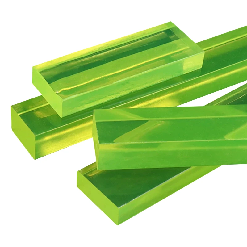 1/2/3pcs Square Solid Polyurethane Bar Length 500mm PU Rectangle Block Damping Die Mould Cushion Elastic Punching Pad DIY