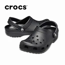 Crocs-Zapatillas originales de la serie clásica, sandalias impermeables de verano, sandalias informales de playa al aire libre, zapatillas transpirables antideslizantes