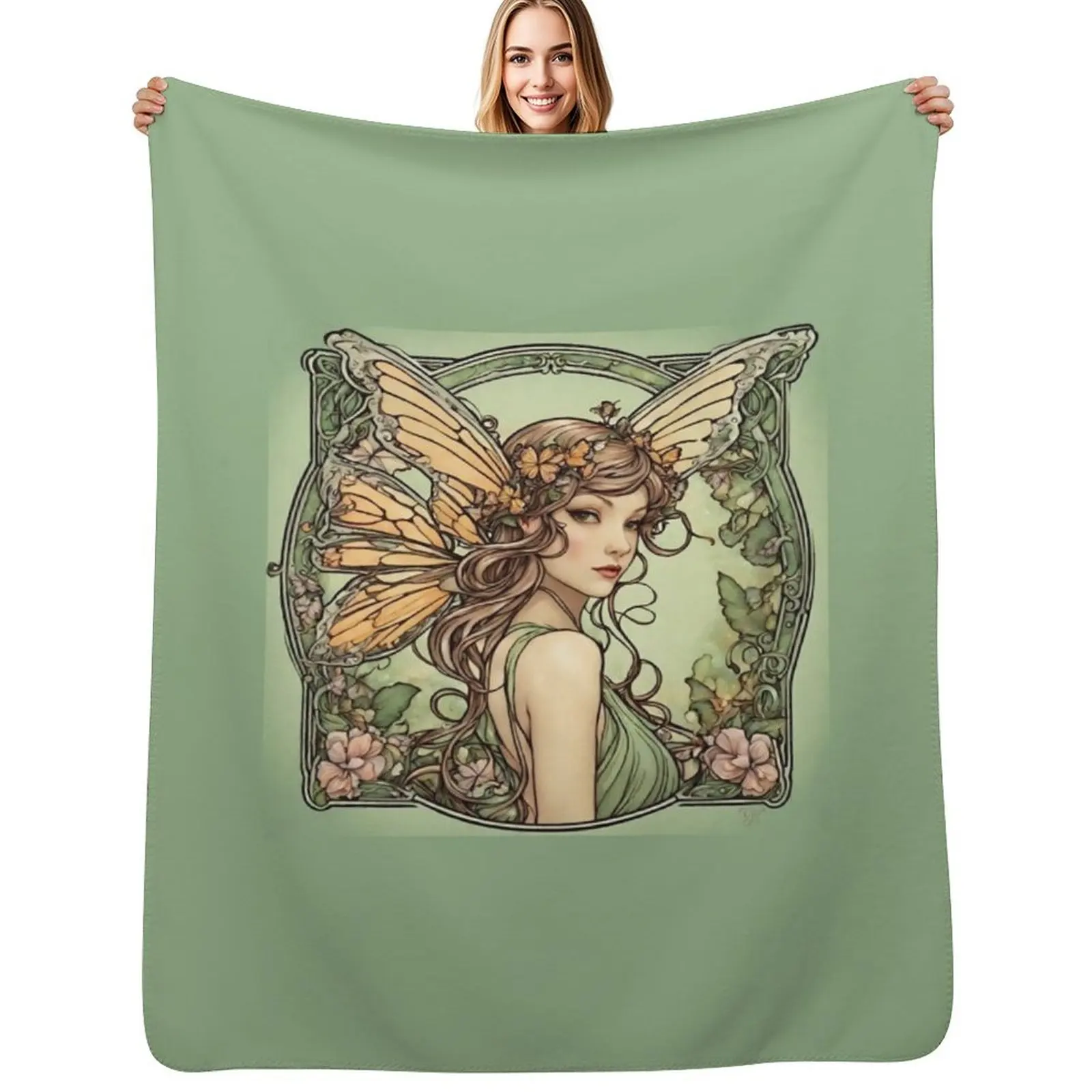 Butterfly Fairy Throw Blanket Blankets Sofas Of Decoration Softest Soft Beds Decorative Sofa blankets ands Flannel Blankets