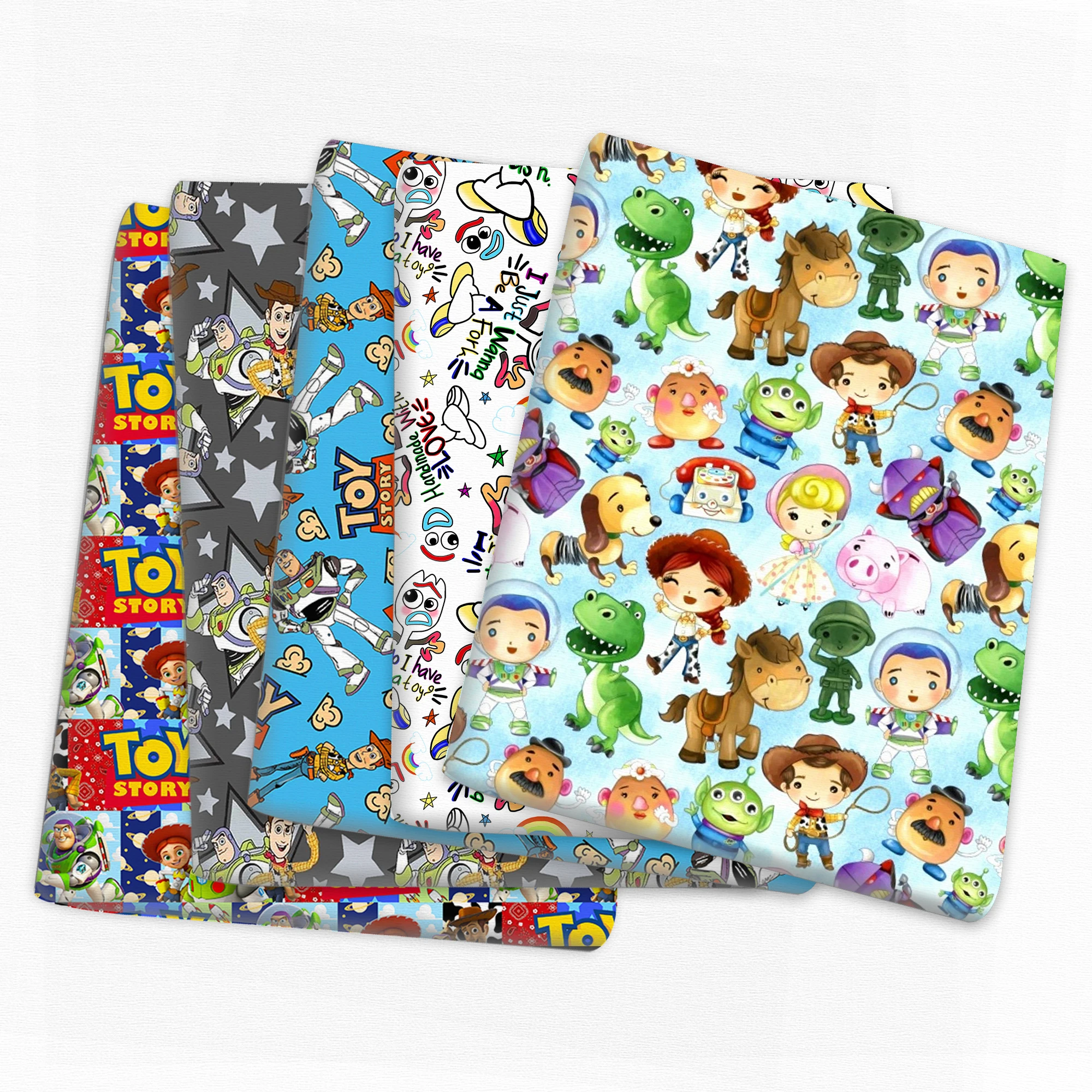 Disney MONSTER INC Toy Story 50*145cm 100% Cotton Fabric Sewing Quilting Fabric Needlework Material DIY Handmade Patchework