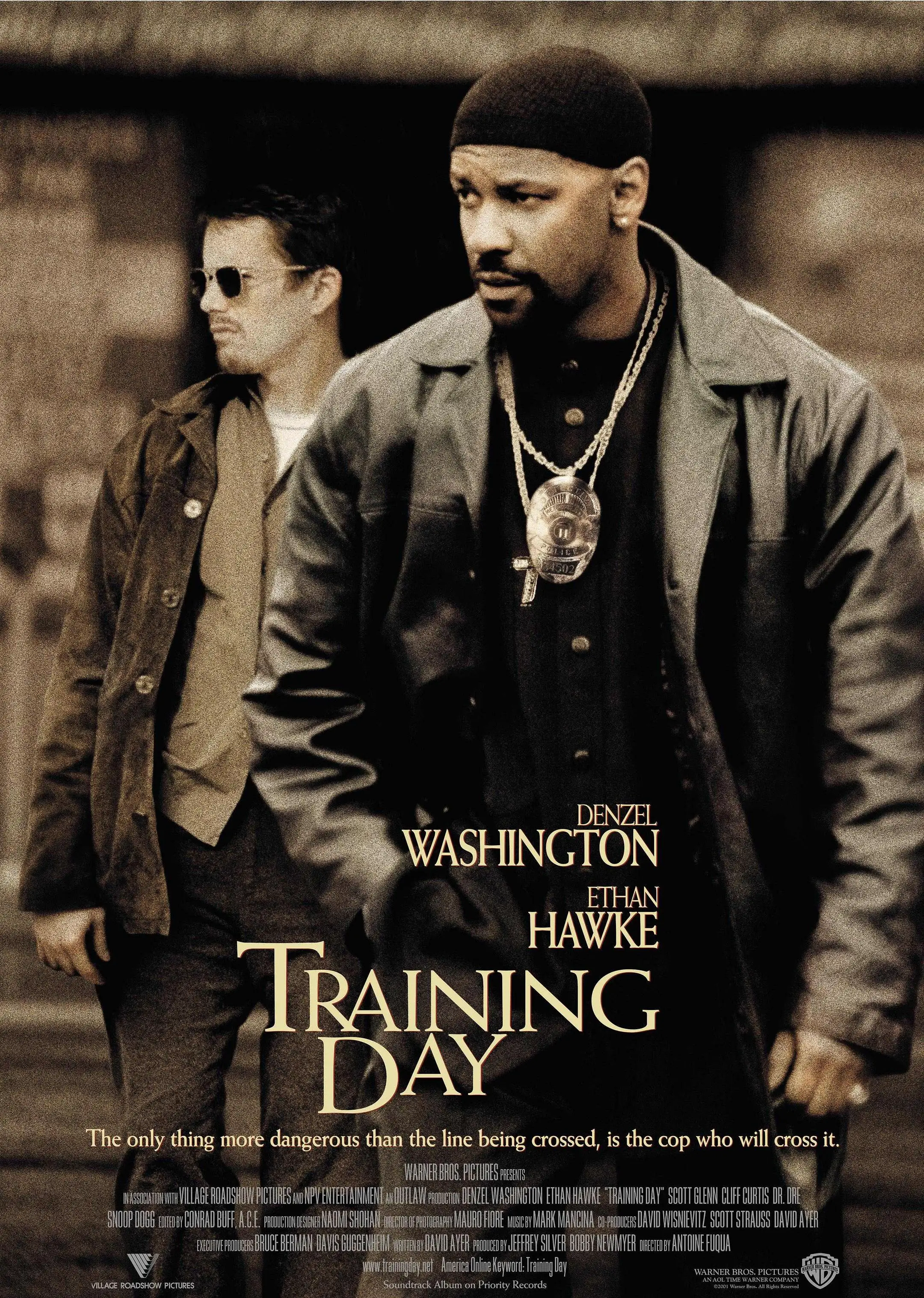 Sports Equipment Poster - Poster Film Training Day (2001) Dekorasi