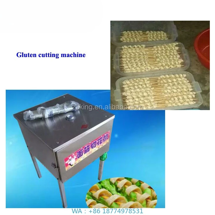 Glutine Seitan che produce formano la stringa del barbecue degli snack della macchina per modellare