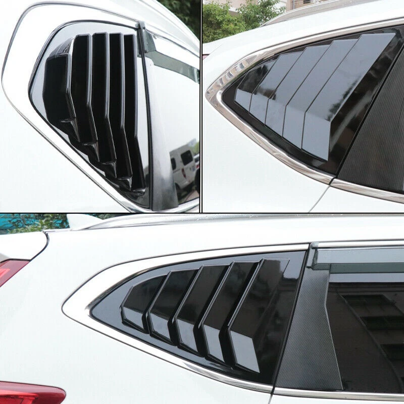 Rear Triangle Window Shark Gills Decorative Stickers For Honda Honda CR-V CRV 2017-2020