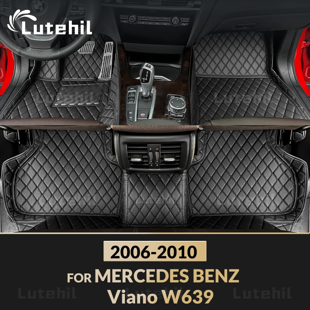 

Автомобильные коврики для Mercedes Benz Viano W639 2006 2007 2008 2009 2010, изготовленные на заказ автомобильные подушечки для ног, ковер, аксессуары для интерьера