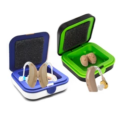 Waterproof Hearing Aid Monitors Earphones Protective Box Portable and Durable with Anti-drop Features Hearing Aid Accessories