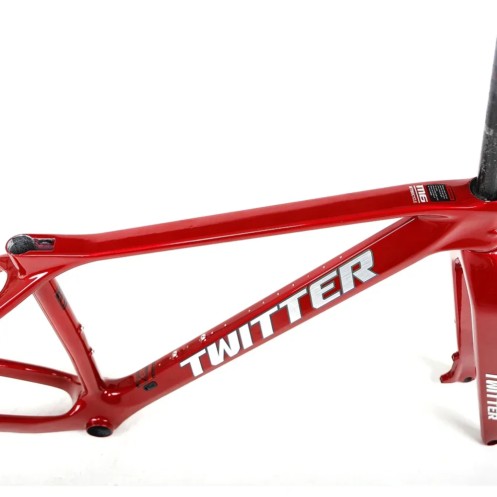 TWITTER M6 27.5*29in*17/19/21cm Carbon Fiber Mountain Bike Frame+Carbon Fork Quick Release Version 135mm''Barrel Drawer 12*148mm