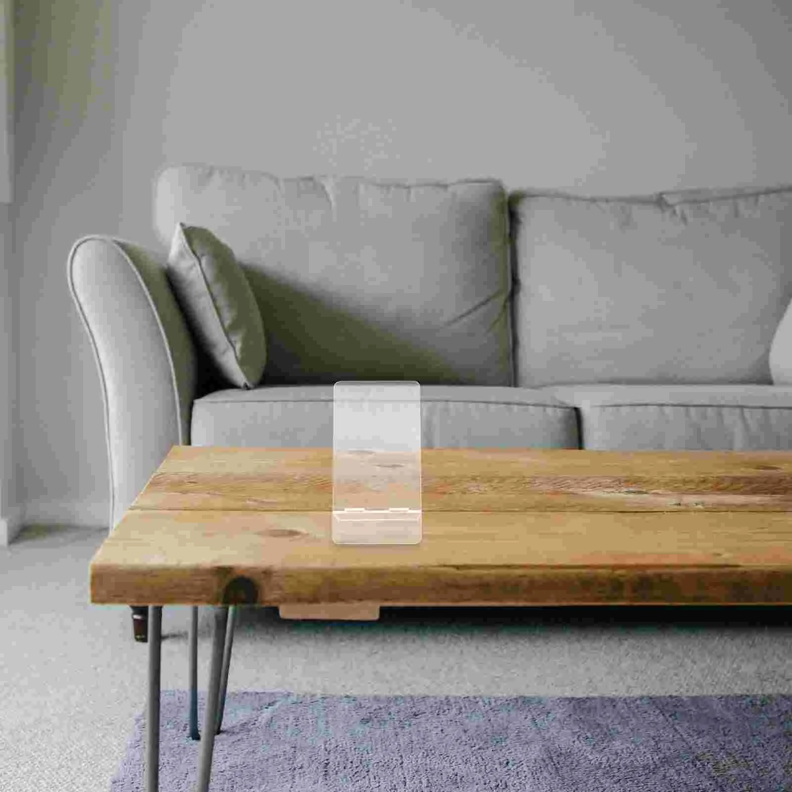 4 Pcs Computer Writing Board Office Tabletop Whiteboard Cellphone Stand Message Desktop Bulletin Acrylic Memo Boards