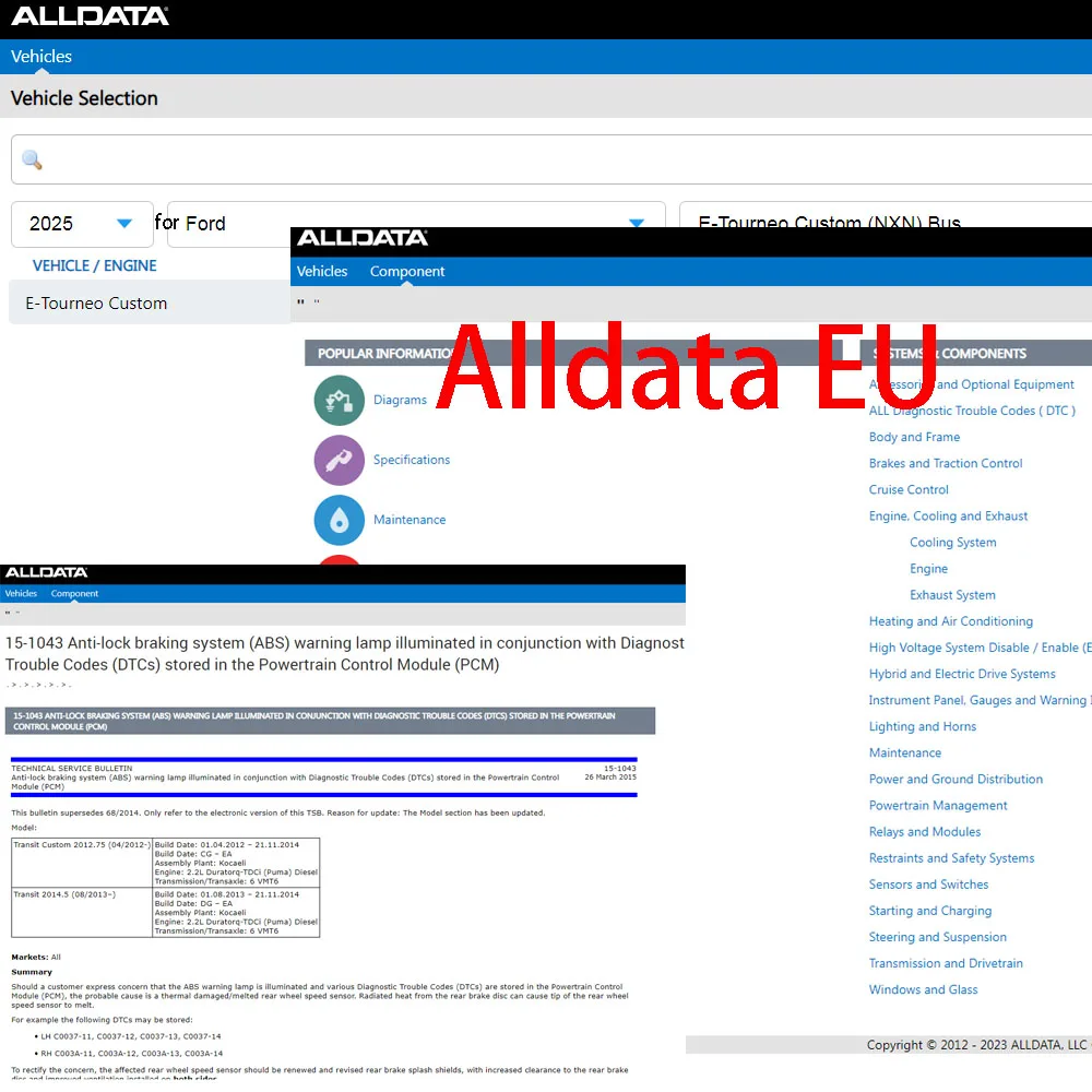 Alldata 2026 Online Account data Diagram Newest for Car Repair Software for Workshop All Data Hay-nes Support Mobile/PC Login