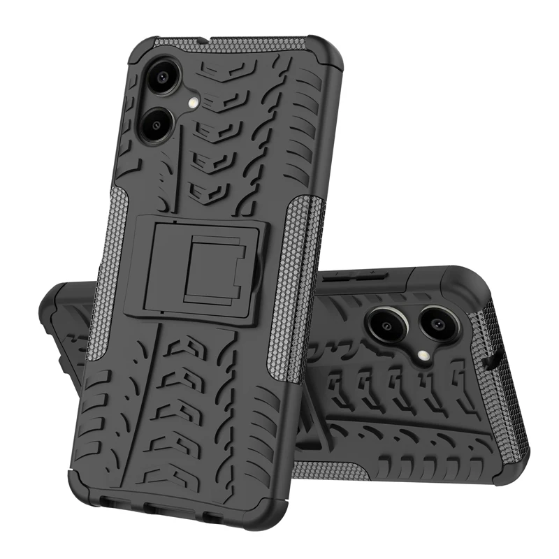 Dazzle kickstand Phone Case For Samsung Galaxy A06 Armor Rubber Bumper Shockproof For Galaxy A06 чехол Funda Para Back Cover