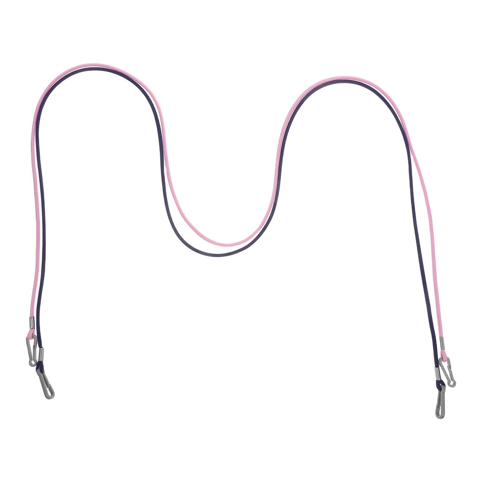 

2pcs Mitten Clips Adjustable Elastic Strap Winter Glove Clips For Adults Pink Cinch Sweater Cardigan Shawl