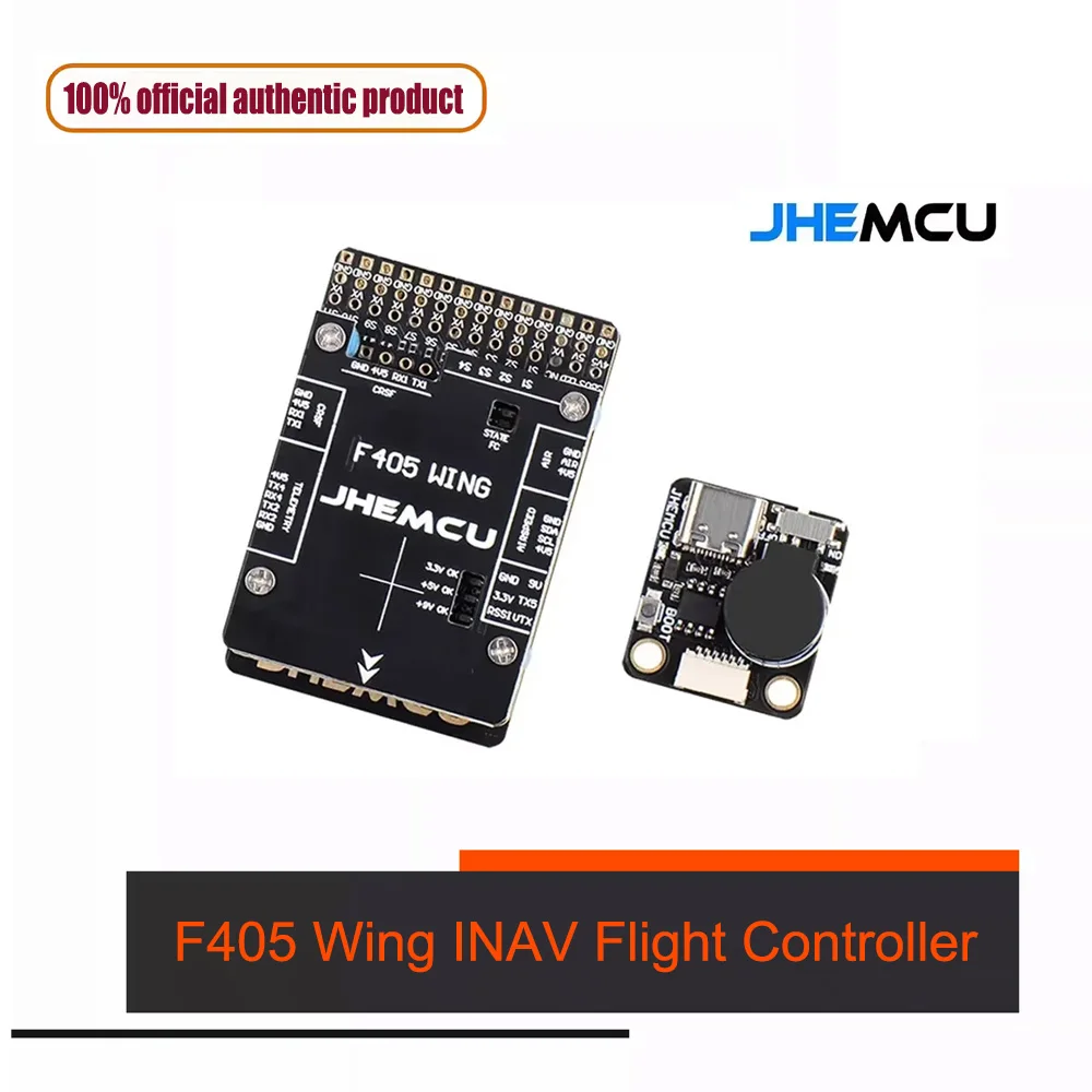 

JHEMCU F405 Wing INAV Flight Controller Built-in Barometer Gyroscope OSD Blackbox BEC for RC Airplane Fixed-Wing Acessorios RC