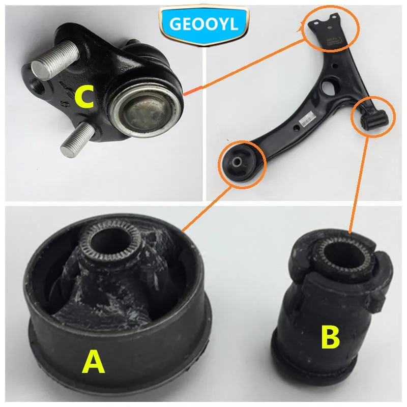 Car Front Low Controll Arm Bushing Joint,For Geely Emgrand 7 EC7 EC715 EC718 Emgrand7 E7,EC7-RV EC715-RV EC718