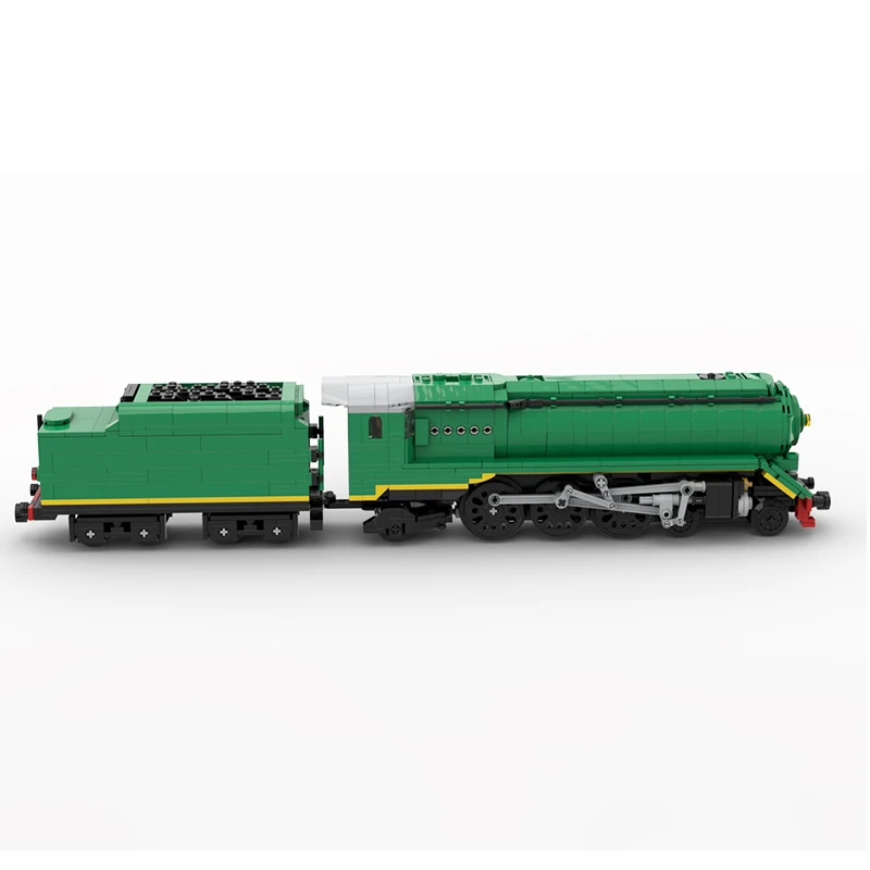 Railway Transport Series New South Wales C38 class Steam Locomotive MOC Building Blocks Vehicles Kid's Bricks Toys Xmas Gifts ﻿