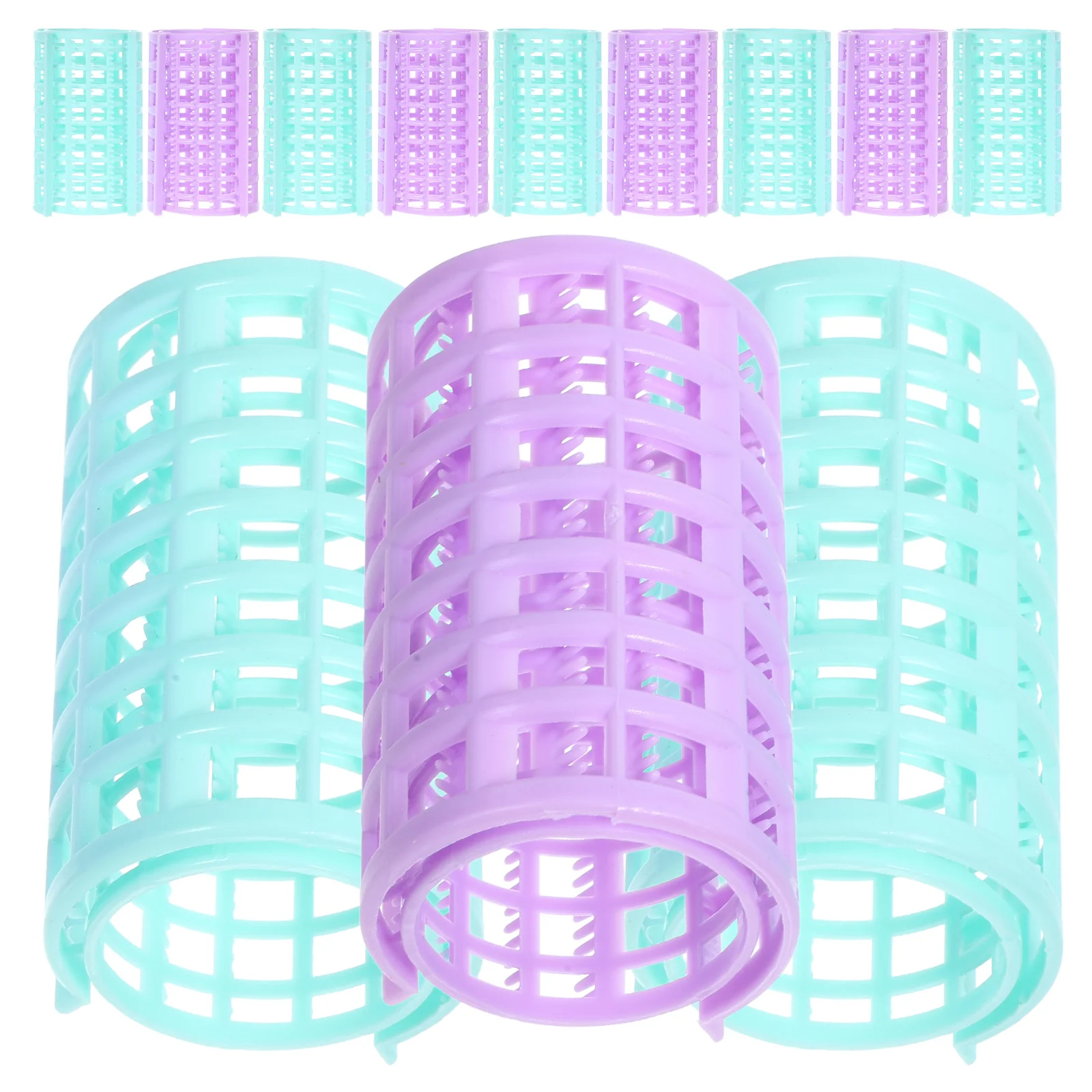 12 Pcs Curling Styling Tools Hair Rollers Curler Self-adhesive Volume Curls Curlers