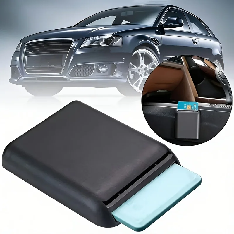 Universeller Auto-Innenraum-Kartenhalter Multifunktionale Tragbare Kartenaufbewahrungsbox Auto-Sonnenblenden-Kartenfach Spalt-Tickethalter