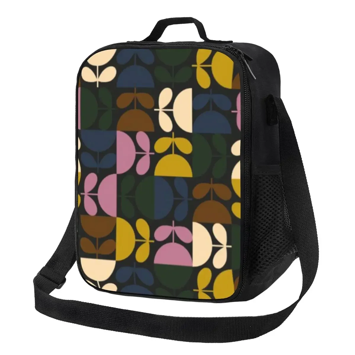 

Orla Kiely Multi Stem Insulated Lunch Bag for Work School Abstract Scandinavian Floral Resuable Thermal Cooler Lunch Box Kids