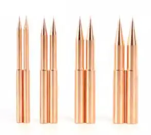 5pcs C1020 Copper Electrodes,Feed electrodes rod,subarine gate, Glue inlet electrodes apply for Spark machine/Sinker EDM machine