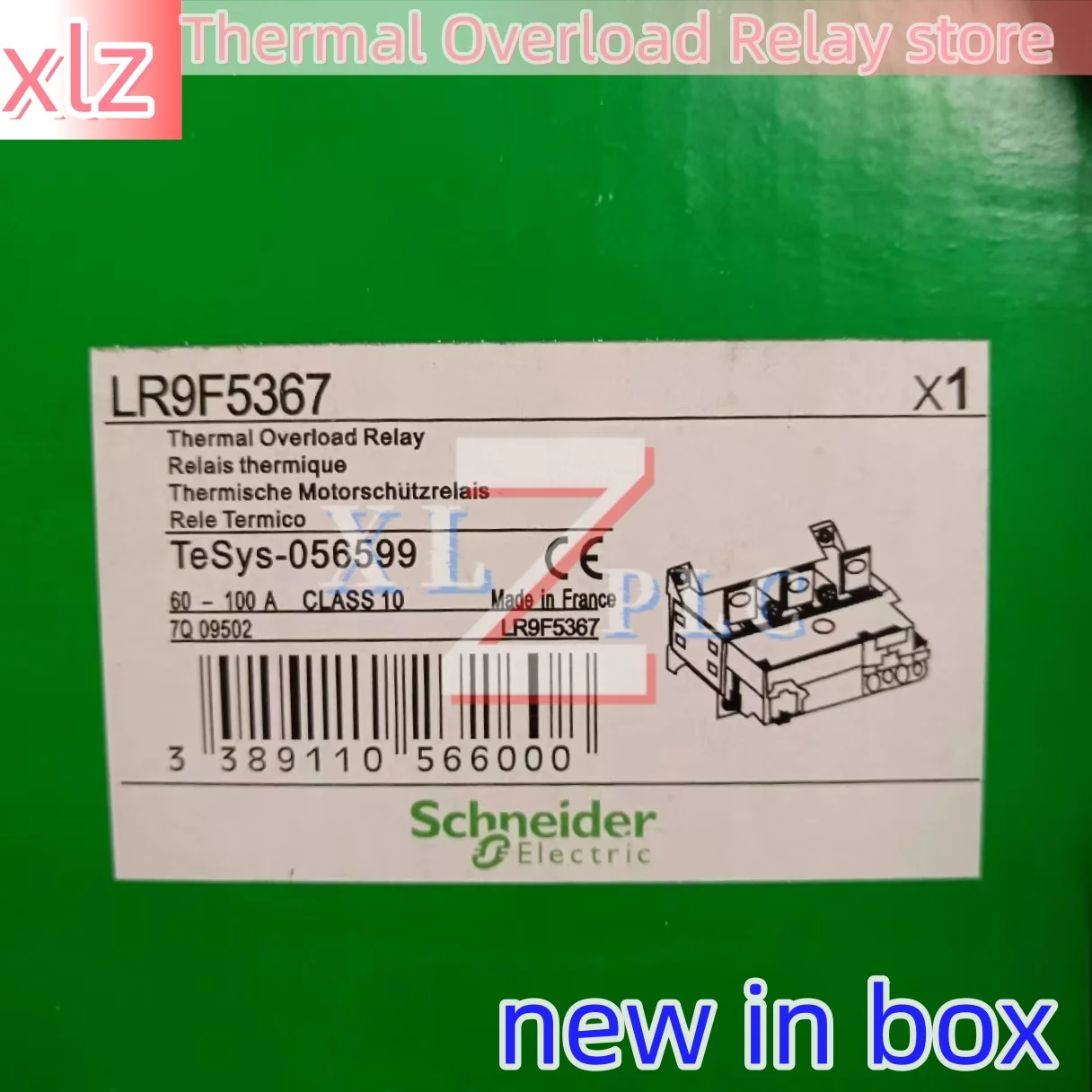 Nuevo en caja LR9D5369 LR9F5367 LR9F5371 Relé de sobrecarga térmica
