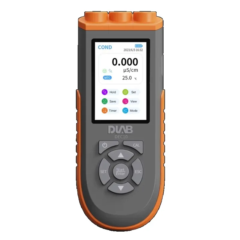 3 in 1 Soil Tester PH Humidity Temperature Detector, Digital LCD Soil Analyzer with Metal Probe for Agriculture