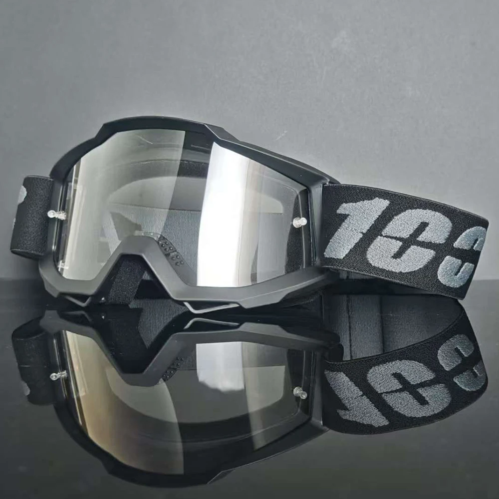 Universele motorcrossbril met premium PC-lens, anti-zand en windbestendig, motorbril
