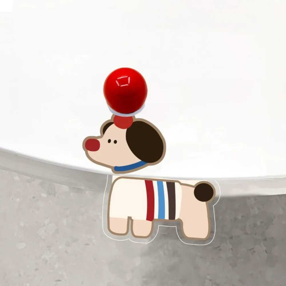 

Acrylic Sausage Dog Toilet Lid Holder No-Touch Portable Toilet Anti Dirty Handle Cartoon Easy Grip Toilet Lifting Device