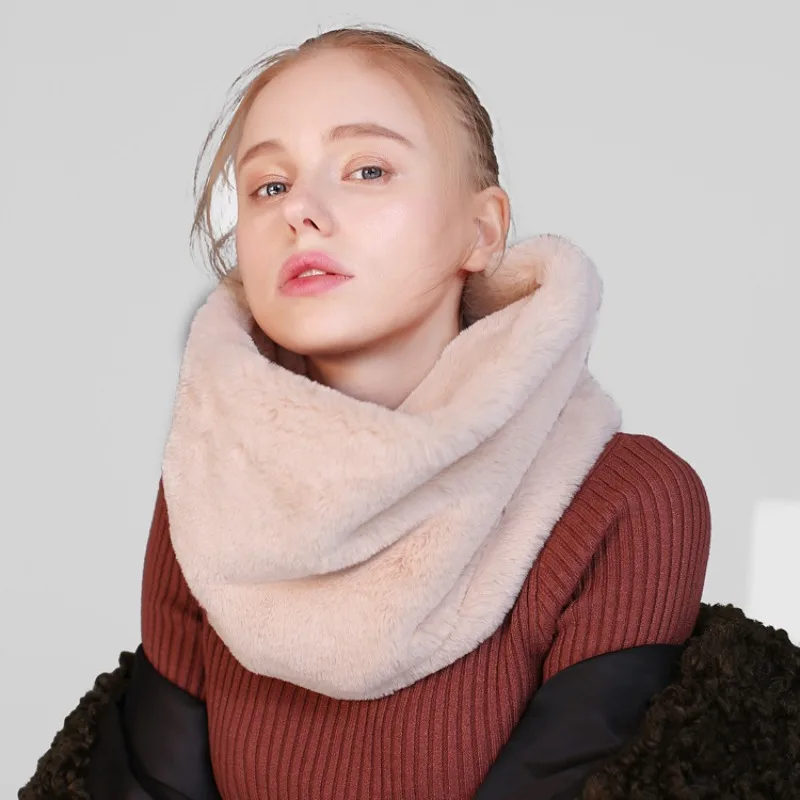 

Men's and Women's Models Autumn Winter Scarf Faux Cashmere Pure Color New Vintage Simple Comfortable Casual Fashion Versatile
