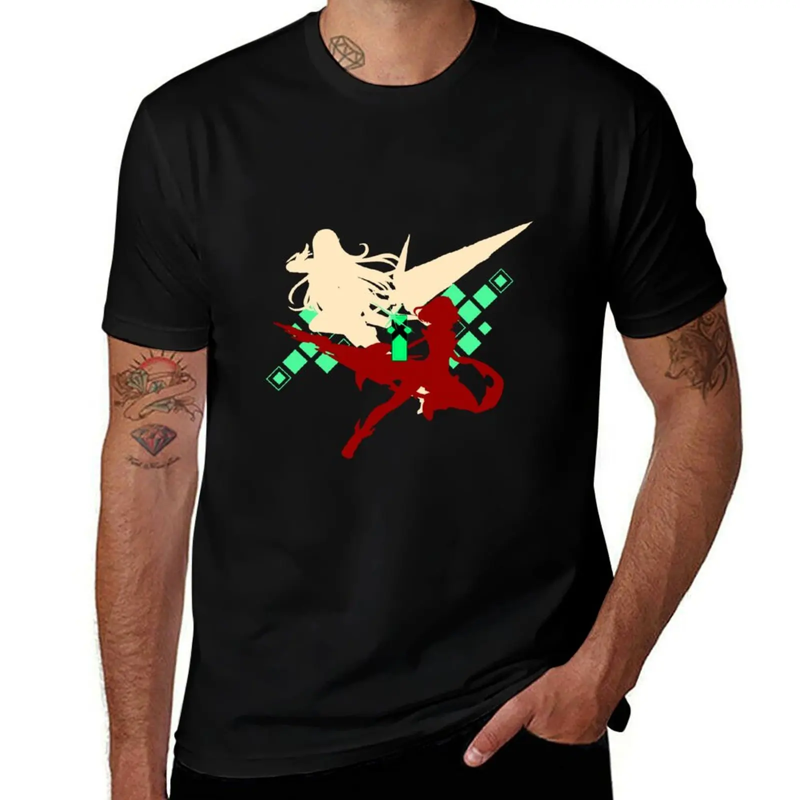 Xenoblade Chronicles 2 - Pyra & Mythra T-Shirt Modern Print Casual T-Shirt