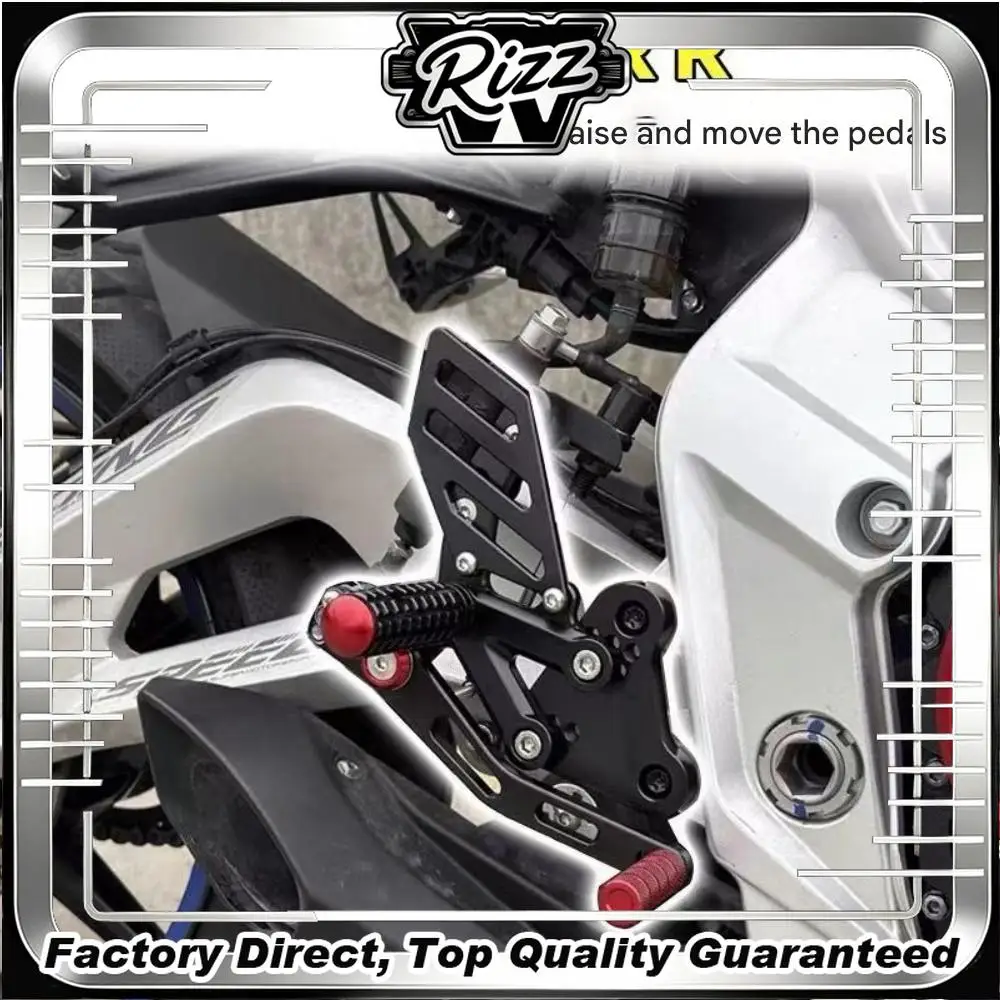 FOR ZONTES 703RR Integrated Footpeg Assembly Lifted & Rearward Shifted Brake Pedal And Shift Plate Included Motorcycle Equipment