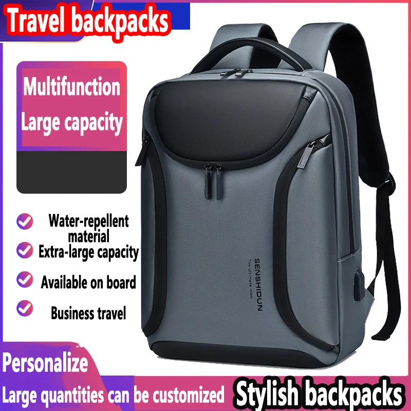 

Travel Backpack Women Large Capacity Waterproof Anti-Theft Casual Daypack Bag with Luggage Strap USB Charging Port Backpacks