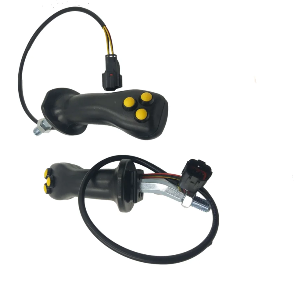 For Sany Komatsu Hitachi Modified The Handle Glue Of The Three-button Hydraulic Electric Control Joystick Black Excavator Parts