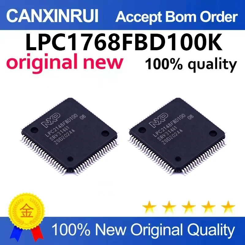 (5pcs-100pcs)Brand new original LPC1768FBD100K LQFP-100 32-bit microcontroller microcontroller chip