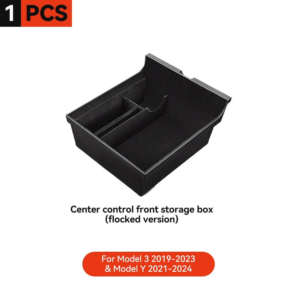 Auto Opbergdoos Voor Tesla Model 3/Y Highland Junipe Middenarmsteun Verborgen Doos Bekerhouder Console Organizer Auto Box accessoires