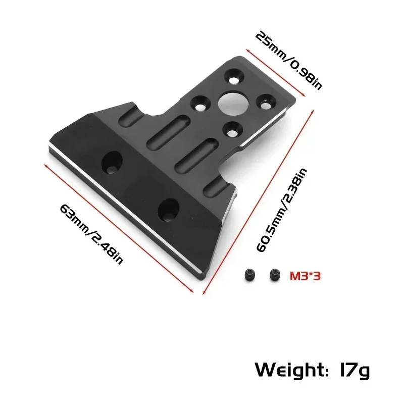 

Aluminum Alloy Skid Plate Armor Front Bumper RC Car Accessories for TAMIYA 1/10 2WD BBX-01 BB01