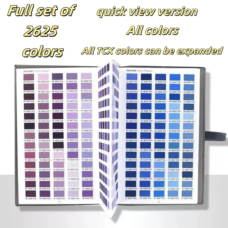 USA Pantone TCX FHIC200 Cotton Passport 2310/2625/2800 Kinds Fashion Home Interiors Pantone Color Book Color Guide