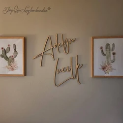 Personalized Wooden Sign for Nursery Wall Decor, Custom Name Sign, Wood Letters, Baby Nursery Name Sign