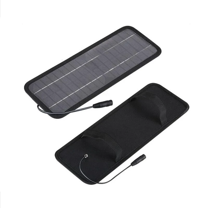 Solar Panel High Conversion Rate 4.5W 5W Solar Car Battery Charger Battery Core Panel 12V Battery Conversion 5V