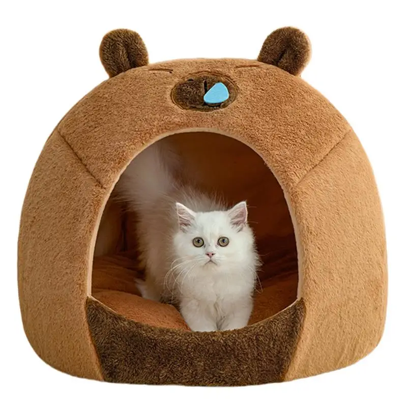 

Dog House Bed Capybara Bed House For Pet Small Dog House Indoor Removable Covered Dog Cat Bed Insulated Comfortable Pet Dog