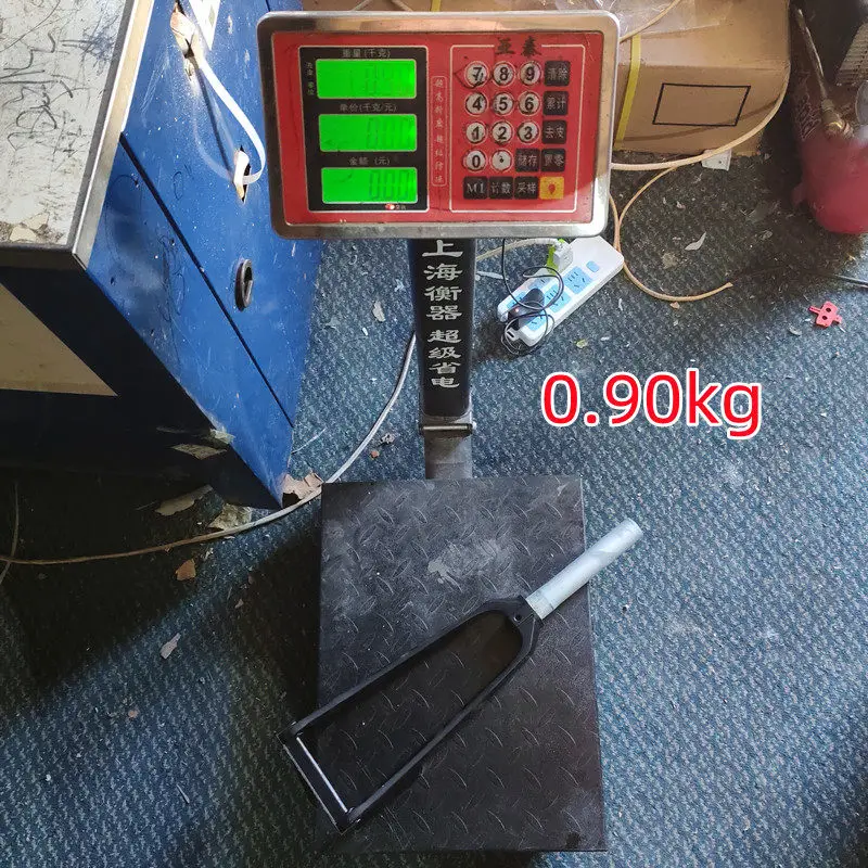 20 Zoll Scheibenbremsen-Vorderradgabel aus Aluminiumlegierung, starre Gabel, 406 Faltrad, Lithium-betriebene Fahrradgabel, zahnlos, 28,6 mm, 100 mm Gabel – Detail 7