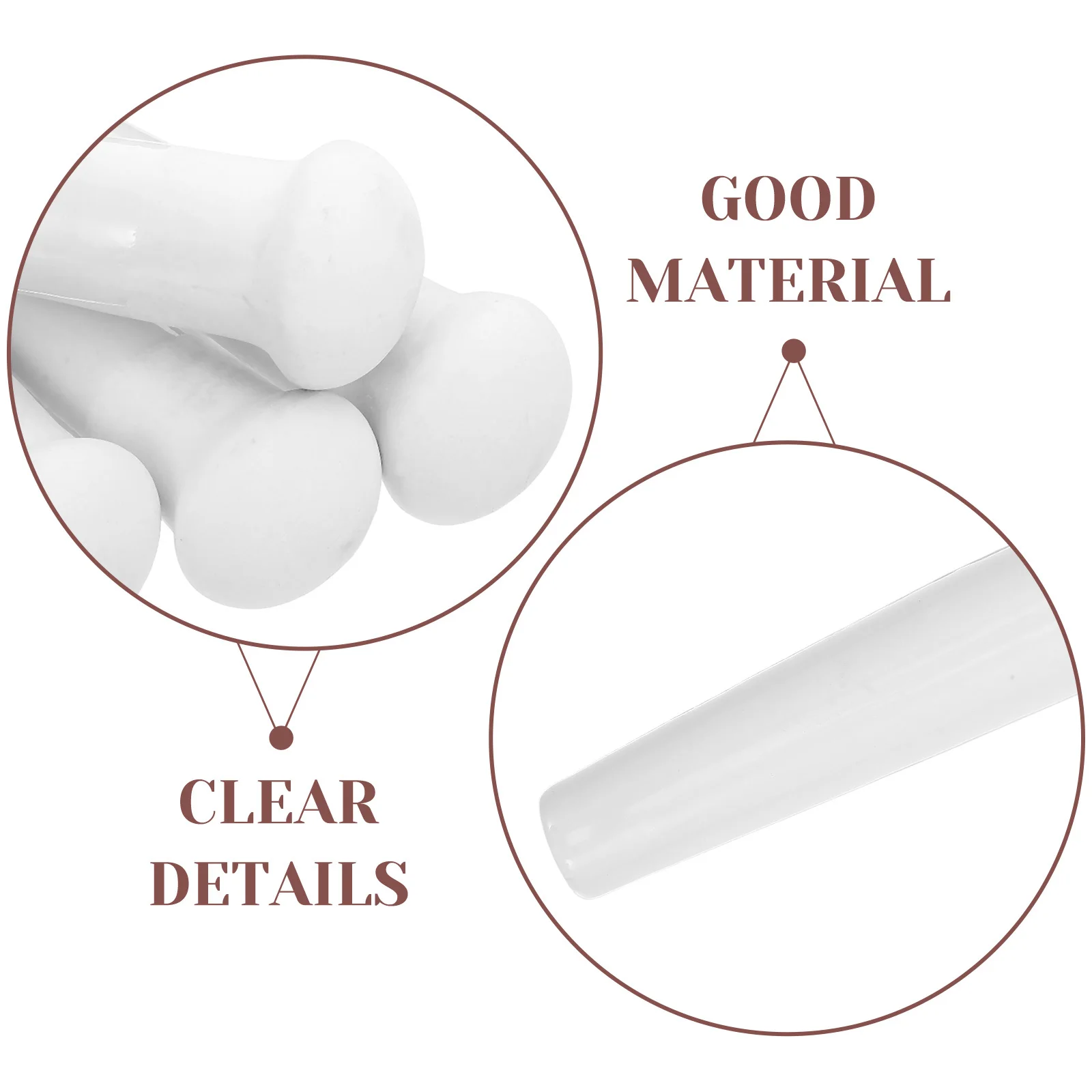 4 قطع من قضيب مدقة طحن السيراميك للفنانين، سطح أملس، تصميم مريح مثالي لطلاء الزيت بالألوان المائية مولر