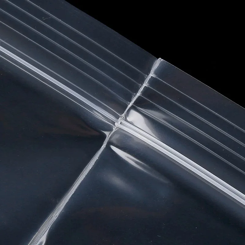 Jewelry Ziplock Zip Zipped Lock Reclosable Plastic Poly Clear Bags Thickness 0.12mm